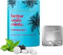NOOZ Better Smile Mints - 180 Hrabia 124; Oral Health & Fresh Breath Support Budapest 124; Gum & Teeth Care, pH Balance Bilans 124; Sugar-Free, Aspartame- Free 124; Peppermint Flavor Edin124; Zawiera Premium Refilling Tin