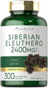 Carlyle Syberyjski Eleuthero 124; 2400mg 124; 300 Kapsułek 124; Non- GMO i Gluten Free Formula 124; Syberyjski Ginseng 124; Tradycyjny suplement ziołowy