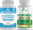 MOGO Czysty glicynian magnezu i kapsułki Moringa - Superfood + Better Mineral