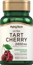 Piping Rock Tart Cherry Extract Kapsułki 2400 mg Bilans 124; 100 Tabletki Bilans 124; Sok skoncentrowany ekstrakt 124; Nie-GMO, Gluten suplement