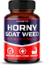 Horny Goat Weed Supplement with L- Arginine Tribulus Terrestris Maca Root Tongkat Ali - Mężczyzna Energia, Siła i Wspomaganie Pamięci (90 Count (Pack of 1))