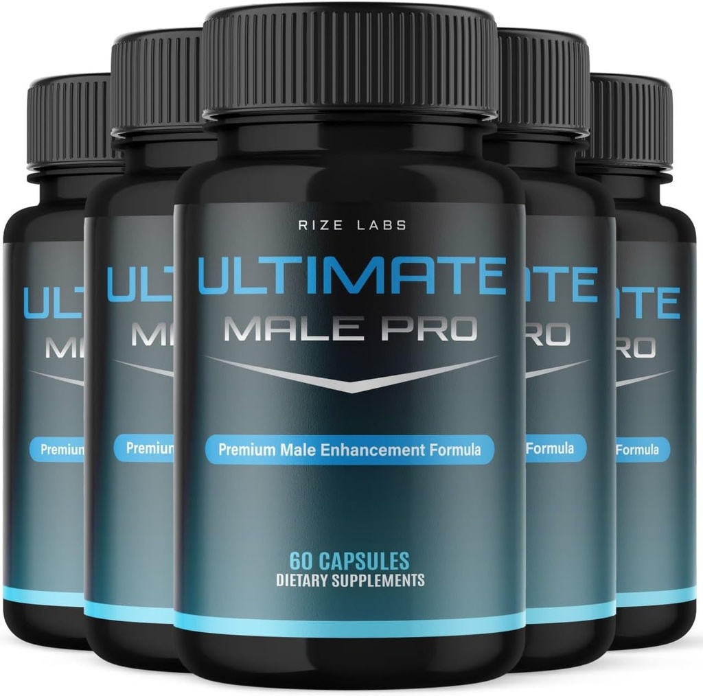 (5 Pack) Ultimate Mężczyzna Pro kapsułki dla mężczyzn, Ultimate Mężczyzna Extreme Supplement, All- Natural Support for a Healthy Active Lifestyle, UltimateMalePro Recenzje (300 kapsułki)