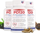 Suplement do ciśnienia krwi, aby pomóc zmniejszyć wysokie ciśnienie krwi naturalnie, CoQ10, tlenek azotu, czarny czosnek bezrodny, Omega 3, L- Theanine, Witamina D3 do wspomagania ciśnienia krwi