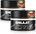 Shilajit Pure Himalayan Organic Shilajit Resin - Gold Grade 100% Suplement Shilajit - Natural Shilajit Resin z 85 + Ślad minerałów i kwasu Fulvic dla Focus & Energy, Immunitet, 2 * 30