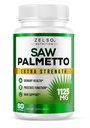 Piła Palmetto Prostate Suplement dla mężczyzn, 3- in-1 Korzyści, Dodatkowa siła DHT Blocker dla wzrostu włosów i Beta Blocker dla zdrowia moczu, Pothent Prostate Wsparcie funkcji, 30 Day Supply (60 Count)