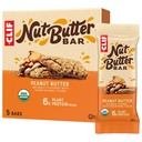 CLIF Nut Butter Bar - Masło orzechowe - Napełnione Bary Energetyczne - Non-GMO - USDA Organic - Plant- Based - Niska Glycemic - 1.76 oz. (5 Pack)