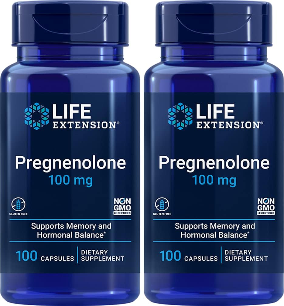 Przedłużenie życia w ciąży 100 Mg 100 Czapki 2- Pack (200 Count)