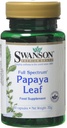 Swanson Full Spectrum Papaya Leaf - Herbal Supplement Promotion Digestive Health & GI Tract Support - Natural Formula ogólne Wellness - (60 kapsułki, 400mg każdy)