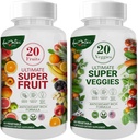 Aamatec Life Fruit and Vegegies Supplements with 70 Fruits & Vegetables Between 124; Siła Superfood Supplements for Men & Women Between 124; Dietetyczny równowagi odżywczej 124; Naturalne owoce i warzywa kapsułki 120 Kapsułki