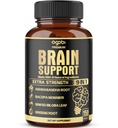 Agobi 9in1 Suplement Wsparcia Mózgu - Mieszane z Ashwagandha, Panax Ginseng, Gotu Kola, Ginkgo Biloba, Black Pepper & More - Dokładność, Skup, Pamięć i energia Booster - 150 Kapsułki na 5 Miesiące