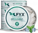 FYX Kofeina Nootropowe Pouches - Czysta Energia & Focus z Alpha- GPC, L- Tyrosine & L- Theanine - 60mg Kofeina Pouches - Bezcukrowe Pouches Alpha Nootropic - 5- Pack (5- Count, Spearmint)