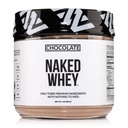 NAKED Czekoladowy serwatka 1LB - Wszystkie naturalne trawy karmione serwatka proszek białkowy, Organic Cacao i cukier kokosowy - No GMO, No Soy, i gluten Free, Pomoc wzrost i odzysk - 12 Słupki