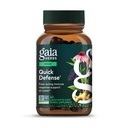 Gaia Herbs Quick Defense - szybko działający suplement wsparcia immunologicznego * - Echinacea, Black Elderberry, Ginger & Andrographis - 40 Vegan Liquid Phyto- Kapsułki (4- Day Supply)