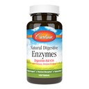 Carlson - Naturalne Enzymy Digestive, Digestive Aid # 34 z Protate, Amylase & Lipase, Digestive Support, Dietetyczne Wchłanianie & Optymalne Wellness, 100 Tabletki