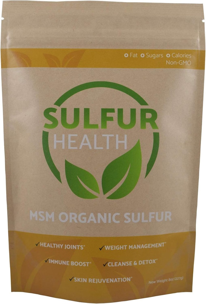 MSM siarka organiczna - 99,9% Pure MSM Supplement - Labested & Certified (5 funtów)