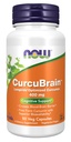 Teraz suplementy, CurcuBrain ™ 400 mg z Longvida ® Zoptymalizowana kurkumina, 50 kapsułki Veg
