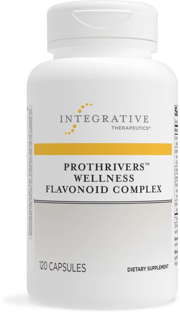 Interaktywna terapia ProThrives Wellness Flavonoid Complex - Pomaga zdrowe przeciwutleniacze Pathways * - Z CoQ10, Ekstrakt Curcumin, Green Tea Extract i L- Glutathione - Dairy Free - 120 Kapsułki