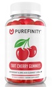 PUREFINITY Tart Gumiaki wiśniowe - Flush kwasu moczowego do wspólnej ulgi i odzyskiwania, Surowy ekstrakt z soku przeciwutleniacz - Non-GMO, Gluten Free, Wegan, 60 Count