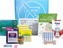 Wszystkie są 124; Lepszy pakiet opieki alergicznej dla chorego przyjaciela z alergii lub Hayfear, Get Well Soon Gift Basket, Box nr 07 (Medium)