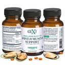 GLX3 Green Lipped Mussel Oil Kapsułki do stawów i wsparcia mięśni 124; Extra- Siła ETA, EPA, DHA Omega-3 Green Lipped Mussel Supplement for Comfort, Elastyczność & Odzysk przez HakaLife GLX3