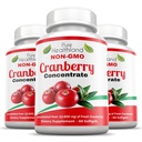 Nie-GMO Żurawiny skoncentrowane z 12,600mg - Potrójne Softgels Siła - Łatwe Połknięcie Tabletki dla mężczyzn i kobiet, 3 Butelki