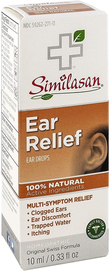 Rosjasan Erache Relief Ear Drops 10 ml (3 opakowania)