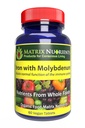 Żelazo z molibdenem - Wsparcie immunologiczne i stresowe, ANTIOXIDANT Zdrowie, Assists with Cellular Growth - 100% Organic - Wegańskie tabletki (60ct)