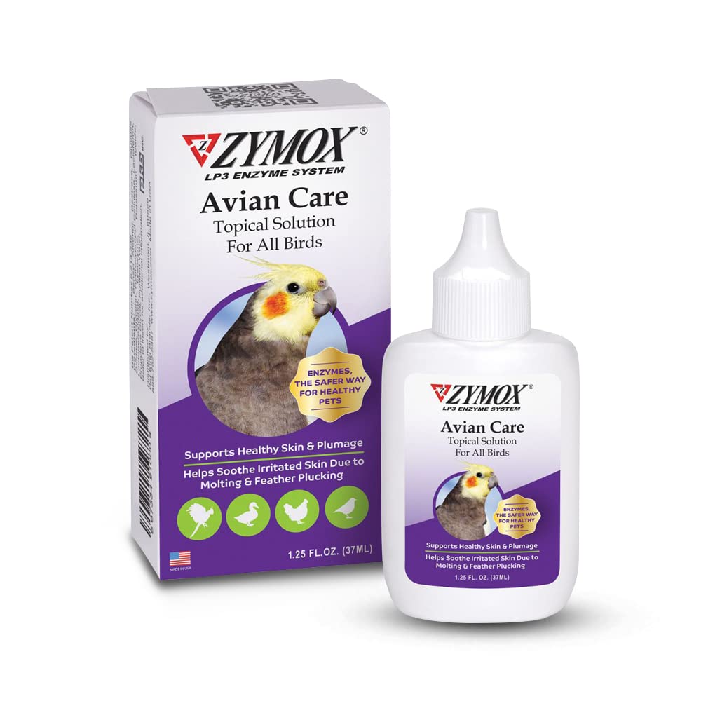 ZYMOX Avian Care Topical Solution w / o Hydrokortyzon - 1.25 oz