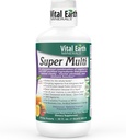 Vital Earth Minerals Super Multi- Liquid Multivitamin dla kobiet, mężczyzn i dzieci, Witaminy płynne z kwasem Fulvic dla lepszej absorpcji, Wsparcie MTHFR, 32 Oz + 1 Oz Cup