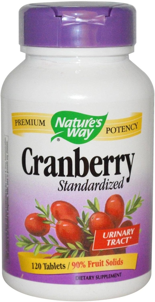 Natural 's Way Żurawiny Standaryzowane - 400 mg - 120 tabletek