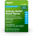 Pielęgnacja podstawowa 24- godzinna ulga alergiczna w naszprycowaniu nosa, propionian flutykazonu (glukokortykosteroid), 50 μg na spray, pełna moc na receptę, niedrowsy, 0,54 fl oz (opakowanie po 1)