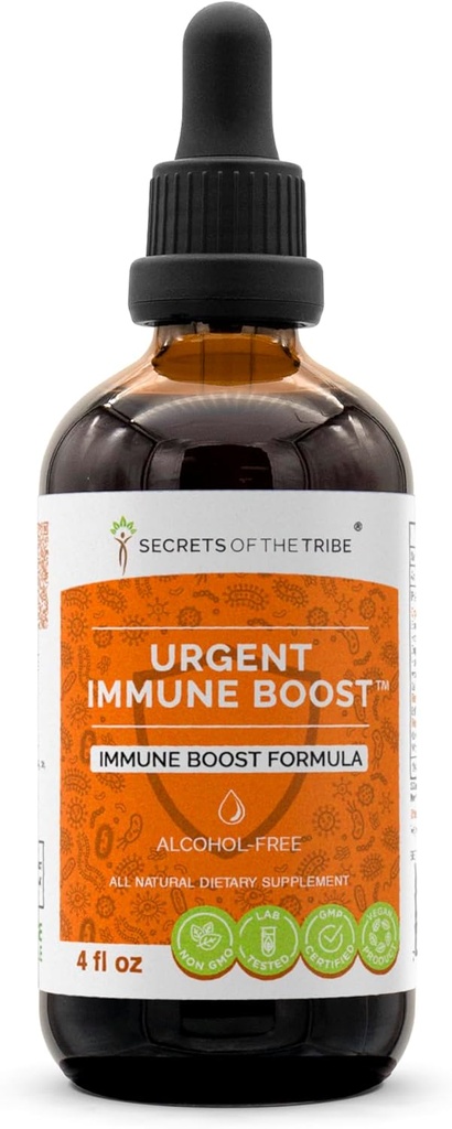 Pilny ekstrakt immunologiczny bez alkoholu, nalewka, Glicerite Elder, Echinacea, Honeysuckle, Ginger, Horseradish, OSHA, Andrographis, Czosnek, Wild Indigo. Wzory immunologiczne (4 FL OZ)