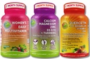Plant- based immunological, Bone & Energy Support Bundle - Quercetin z bromelainą, Witamina C & Cynk + Magnez wapnia z D3, K2 & Turmeric + Multiwitamina Kobiet z Żelaza & Organic Superfoods