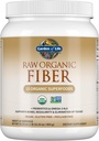 Ogród Życia Surowy Fiber organiczny proszek, 30 Słupy, 15 Organiczne Superfoods, Probiotyki, Omega-3 ALA, 4g Rozpuszczalny Fiber, 5g Nierozpuszczalny dla Regularności, Pyllium Husk Free