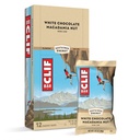 Bary klifowe - Bary energetyczne - Biała czekolada Macadamia Nut Flavor - Wykonane z owsa organicznego - roślinna żywność - wegetariańskie - Kosher (2.4 Ounce Protein Bars, 12 Count) Packaging May Vary