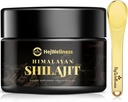 Shilajit Resin Organic 85 + Ślad minerałów i kwasu Fulvic - 60 Służenia Naturalne Shilajit dla mężczyzn i kobiet na zwiększenie energii i wsparcie immunologiczne, 500mg