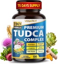 VEGATOT TUDCA Support Formuła - Tauroursodexycholic Acid Complex with Beet Root, Turmeric & Milk Thistle - Cellular Support & Daily Wellness - 90 Kapsułki - Made in USA