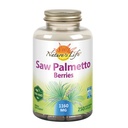 Natura 's Life Saw Palmetto Berries 1160 mg XI124; Zdrowa prostata, Częstotliwość oddawania moczu i wsparcie zdrowia włosów 124; Non-GMO XI124; 250 Kapsułki wegetariańskie