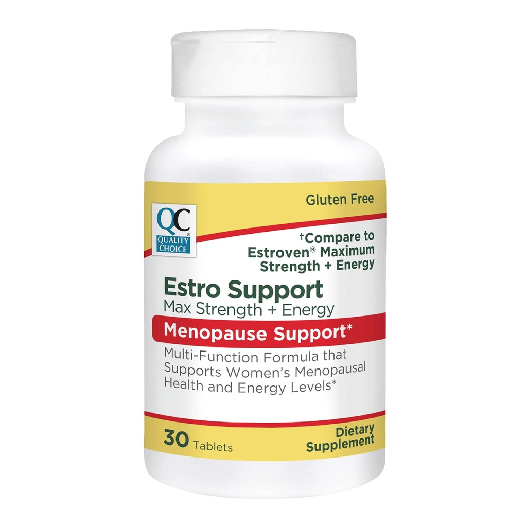 Wybór jakości Wsparcie Estro Max + Energy Tablets Menopauza Wsparcie 30 Count