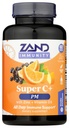 Zand Immunitet Super C + PM, Nighttime Immune Support Plus Melatonina, 1000mg PureWay- C Witamina C, Cynk, D3 & Elderberry, Wzmocnione wchłanianie - 60 Tabletki, 30 Słupki