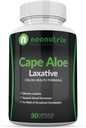 Cape Aloe Natural Laxatives for Zaparcia Relief- Promotes Healthy Bowel Movement- Suplement dla mężczyzn i kobiet - Detox ziołowy - 90 Kapsułki - Made in The USA by Neonutrix