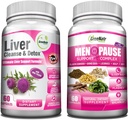 GreeNatr Synergic Bundle - Kompleks wsparcia menopauzy ziołowej dla gorących błysków, nocnych potów i nastrojów