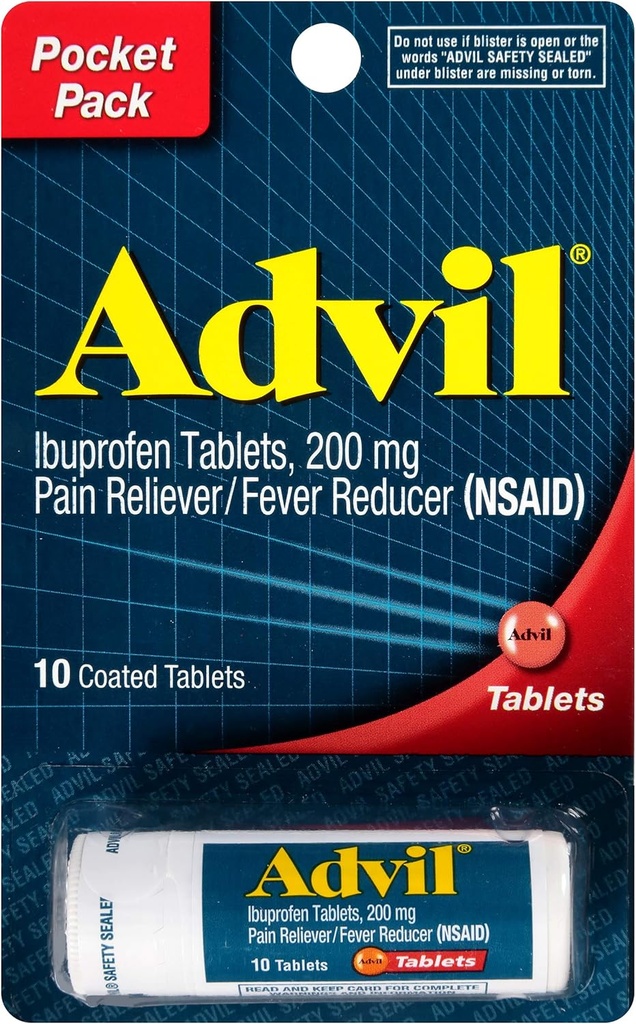 Fiolka Advil 10 tabletek (opakowanie po 3)