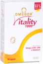 OMEGOR Omega 3 Suplement do oleju rybnego IFOS Certified Vitality 1000 z 800mg EPA i DHA na kapsułkę - No Fishy Aftersmast, Non-GMO (60 Softgels)