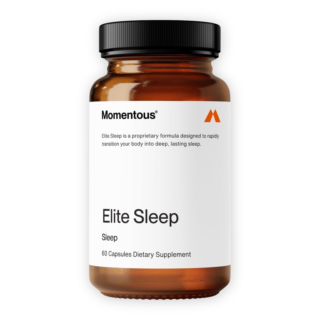 Momentous Elite Sleep Capsules - Vegan - Gluten-Free - NSF Certified for Sport - 30 Servings