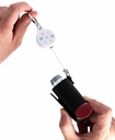 Inhaler Travel Case z Retractable Key Chain, Kiedy jesteś na zewnątrz, Szybki dostęp do inhalatorów (Brak inhalatorów Astma)