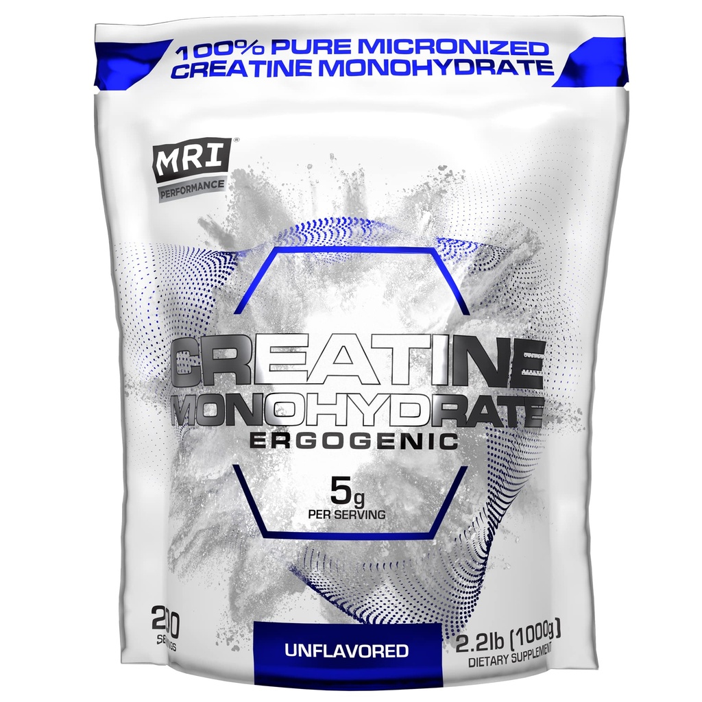 MRI Performance Creatine Monohydrate Powder 5g,100% Pure Micronized Creatine Supplement, Muscle Growth & Recovery, Build Muscle, Increase Strength, Performance, Endurance, 1000g, Unflavored