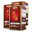 AFC Japan Ultimate Liver Care - Cleanse Detox Formula z Amino Acid L- Ornitine, L- Citruline, L- Cystyna i Turmeric - Liver Health Supplement, 90 Veggie kapsułki x 3