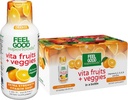 FeelGood Superfoods Vita Owoce i warzywa immunologiczne wsparcia suplementy, Pomarańczowy Flavor, Opakowanie z 10 Immunitet Shots, Immune System Booster Drink Made with 25 Organic owoców i warzyw