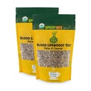 Blood Cleansing LifeBoost Tea Organic -Cleanses & Supports Naturalne usuwanie nadmiaru odpadów chemicznych z Rumianku Echinacea krwi. Dodatek ziołowy